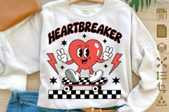 Heartbreaker Valentine PNG, Funny Valentine Shirt Design Product Image 1