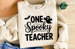 One Spooky Teacher Svg | Halloween Svg | Shirt Svg Product Image 2
