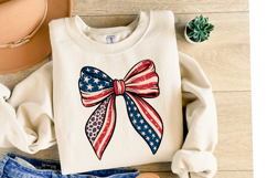 America Bow Svg Design | 4th of july svg | Shirt Svg Product Image 2