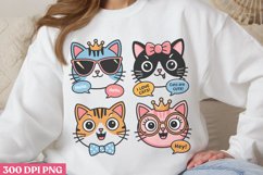 Funny Cat Sublimation PNG Product Image 2