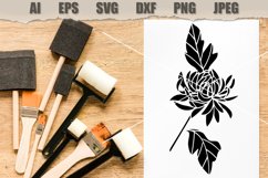 Stencil Flowers SVG Product Image 2