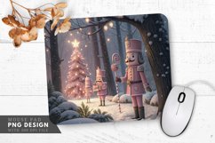 Pastel Nutcracker Wonderland Mouse Pad PNG Product Image 1