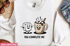 You Complete me PNG, Valentine Sublimation PNG Product Image 2