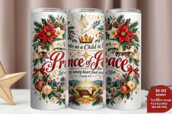 Prince of Peace 20oz Tumbler Wrap, Isaiah 9:6 Christian Chri Product Image 2