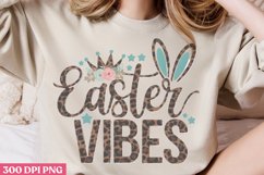 Easter Vibes PNG, Happy Easter Sublimation PNG Product Image 1