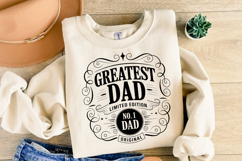Greatest Dad svg | Svg Cut File | Shirt Svg Product Image 2
