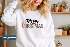 Merry Christmas Cross PNG, Christian PNG, PNG Sublimation Product Image 2