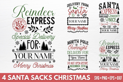 Santa Sacks Christmas SVG Product Image 1