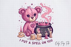 Pastel Pink Halloween Sublimation PNG Product Image 1