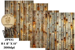 Metal, Grunge, Paper, Papers, Junk Journal Product Image 1