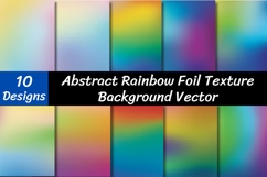 Abstract Rainbow Foil Textures Vector Product Image 1