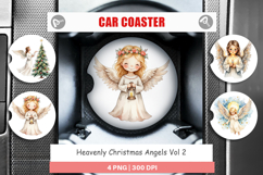 Car Coaster Christmas Angels Product Image 1