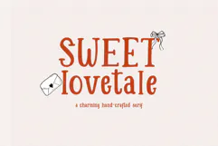 Sweetlovetale - Charming Hand-Crafted Serif Font Product Image 2