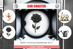 Victorian Greenhouse Car Coaster Product Image 1