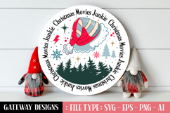 Christmas Movies Junkie svg design Product Image 1