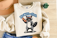 Red White and feral svg | Svg Files for Cricut | Shirt Svg Product Image 2