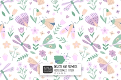 Butterflies &amp; Wildflowers Pattern Product Image 1