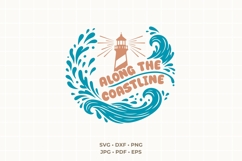 Along The Coastline SVG | Lighthouse Product Image 1