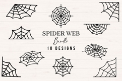 Spiderweb SVG PNG DXF Bundle Halloween Clipart Product Image 1