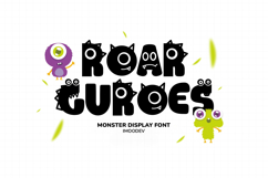 Roar Guroes - Monster Display Font Product Image 1