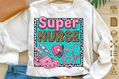 Super Nurse Sublimation PNG Product Image 1