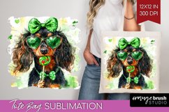 Dachshund St. Patricks Day Dog Tote Bag Dog Tote Bag PNG Product Image 1