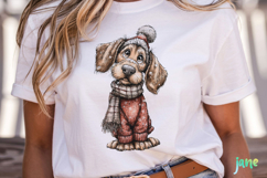 Whimsical Christmas Dogs Clipart Product Image 2