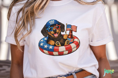 Patriotic Dog Collection PNG Product Image 5