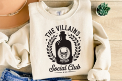 The Villiains Social Club Svg | Halloween Svg | Shirt Svg Product Image 2