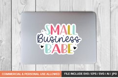 Small Business Babe sticker design Product Image 1