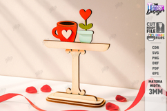Valentine's Day Mini Elements Laser Cut | Bench Sign | Love Product Image 1