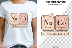 Nurse Coffee PNG, The Healing Element Clipart Product Image 2