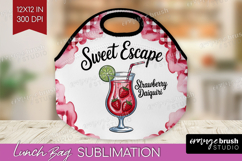 Daiquiri Cocktail Lunch Bag Summer Drink Lunch Bug PNG Product Image 1