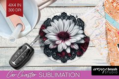 Dark Gothic Car Coaster - Victorian Gothic Coaster PNG Product Image 1