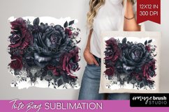 Dark Gothic Tote Bag - Victorian Gothic Tote Bag PNG Product Image 1