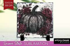 Dark Gothic Slate PNG - Victorian Gothic Square Slate Product Image 1