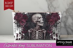 Dark Gothic Cosmetic Bag - Victorian Gothic Makeup Bag PNG Product Image 1