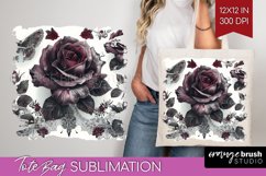 Dark Gothic Tote Bag - Victorian Gothic Tote Bag PNG Product Image 1