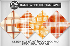 Autumn Plaid Seamless Pattern Digital Paper, Background PNG Product Image 1