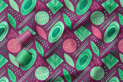 Abstract Shapes Seamless Patterns, Geometric Shapes Print Product Image 4