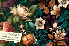 background with flowers, patterns Product Image 1