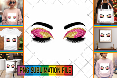Fun Tote Bag Gift Ideas PNG, Woman Eyes Product Image 1