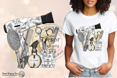 Hairdresser Marble PNG Glam Salon Tools Beauty Design PNG Product Image 3