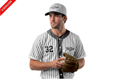 Baseball Player Wearing A Uniform Mo Product Image 1