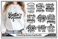 Friendship Quotes Svg Bundle, Best Friend Svg, Friends Svg Product Image 1