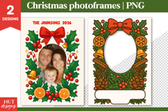 Cute Christmas Clipart Scrapbooking Christmas Photo Frame Product Image 1