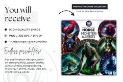 Viking Mythology Giant Clipart. Norse Jotun, celtic clipart Product Image 2