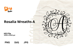 Rosalia Wreaths Monogram Product Image 1