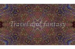 Abstract textural multicolored background kaleidoscope. Product Image 1