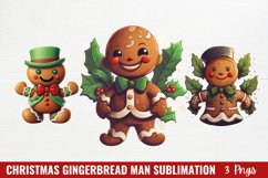 Christmas Gingerbread Man Sublimation Product Image 1